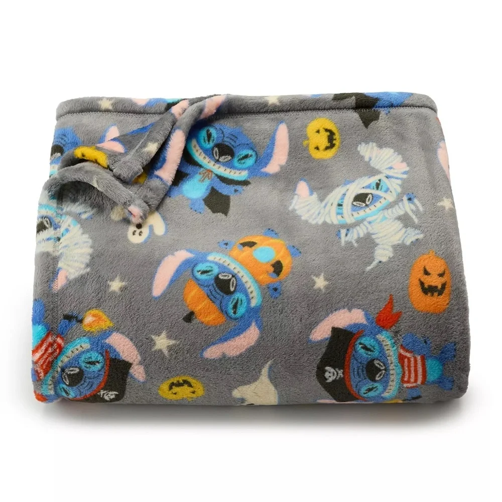 Disney Halloween Stitch Oversized Plush Throw Blanket 5x6 ft